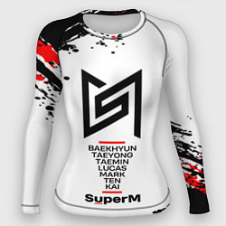 Рашгард женский SuperM суперМ, цвет: 3D-принт