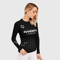 Рашгард женский Juventus Форма Champions, цвет: 3D-принт — фото 2