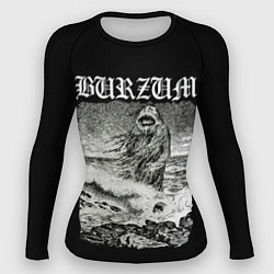 Рашгард женский Burzum - The Sea Monster, цвет: 3D-принт