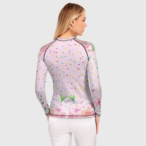 Женский рашгард Милый поросенок в шапке-лягушке / 3D-принт – фото 4