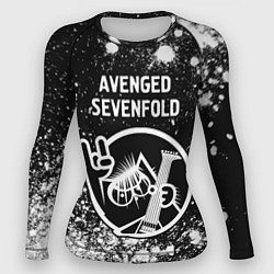 Женский рашгард Avenged Sevenfold КОТ Краска