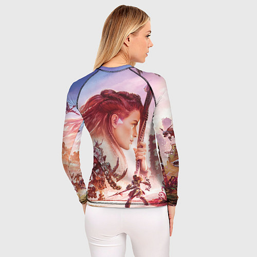 Женский рашгард Horizon Forbidden West / 3D-принт – фото 4
