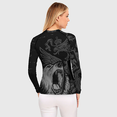 Женский рашгард Анастасия Россия Медведь / 3D-принт – фото 4