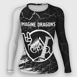 Рашгард женский Imagine Dragons - КОТ - Краски, цвет: 3D-принт