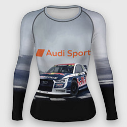 Рашгард женский Ауди Спорт Гоночная команда Audi sport Racing team, цвет: 3D-принт