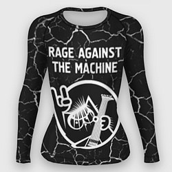 Рашгард женский Rage Against The Machine КОТ Трещины, цвет: 3D-принт