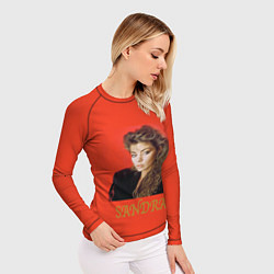 Рашгард женский Звёзды 80-х Sandra, цвет: 3D-принт — фото 2