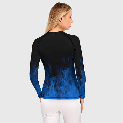 Женский рашгард Chelsea пламя / 3D-принт – фото 4