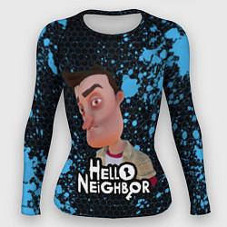 Рашгард женский Hello Neighbor Привет сосед Ник Рот, цвет: 3D-принт