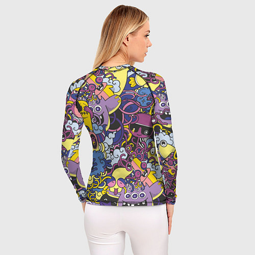 Женский рашгард Монстры-такие монстры / 3D-принт – фото 4