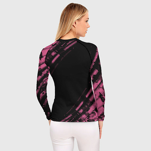 Женский рашгард Mommy long legs pink / 3D-принт – фото 4