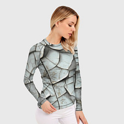 Рашгард женский Старая растрескавшаяся краска, цвет: 3D-принт — фото 2