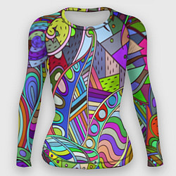 Женский рашгард Детский красочный узор