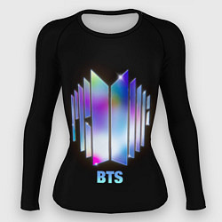 Рашгард женский BTS gradient logo, цвет: 3D-принт