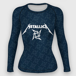 Рашгард женский Metallica - паттерн, цвет: 3D-принт