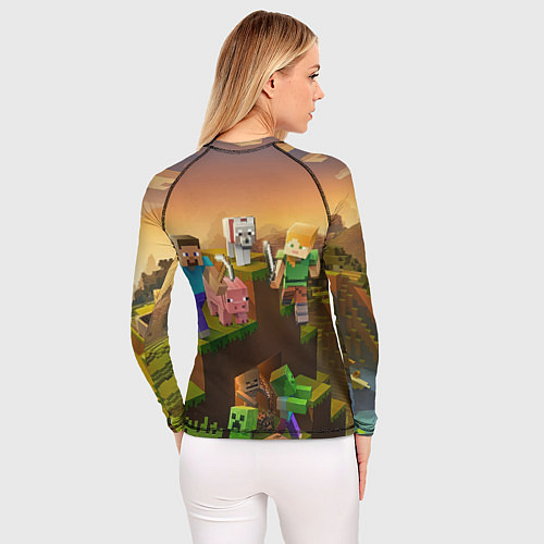 Женский рашгард Вероника Minecraft / 3D-принт – фото 4