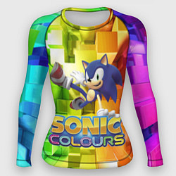Рашгард женский Sonic Colours - Hedgehog - Video game, цвет: 3D-принт