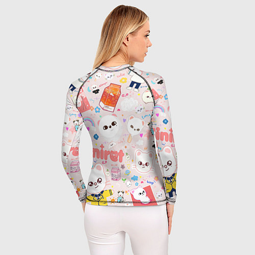 Женский рашгард Skzoo Jinniret pattern cartoon avatar / 3D-принт – фото 4
