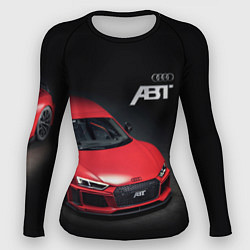 Рашгард женский Audi quattro ABT autotuning, цвет: 3D-принт