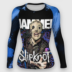 Рашгард женский Slipknot hammer blue, цвет: 3D-принт