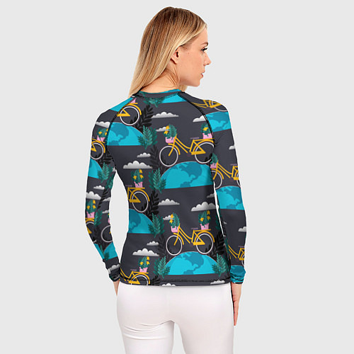 Женский рашгард Велопрогулка / 3D-принт – фото 4