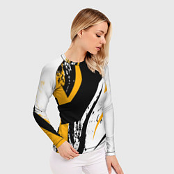 Рашгард женский Гоночная абстракция, цвет: 3D-принт — фото 2