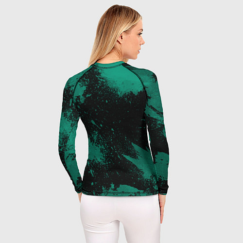 Женский рашгард Slipknot баран / 3D-принт – фото 4