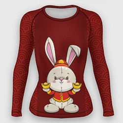 Рашгард женский Китайский кролик, цвет: 3D-принт
