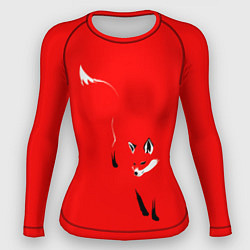 Рашгард женский Красная лиса, цвет: 3D-принт