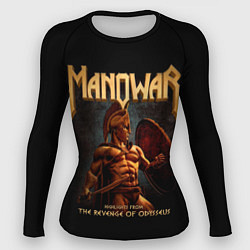 Рашгард женский Manowar rock, цвет: 3D-принт