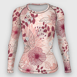 Женский рашгард Floral pattern