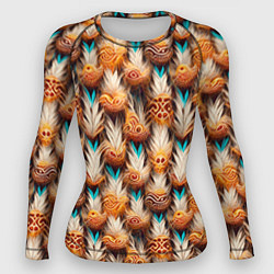 Рашгард женский Боевое одеяние шамана, цвет: 3D-принт