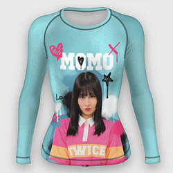 Рашгард женский K - pop Momo, цвет: 3D-принт