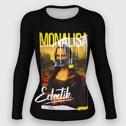 Рашгард женский Mona Lisa paint, цвет: 3D-принт