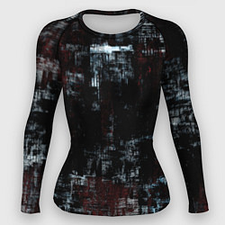 Рашгард женский Пересечение разноцветных полос, цвет: 3D-принт