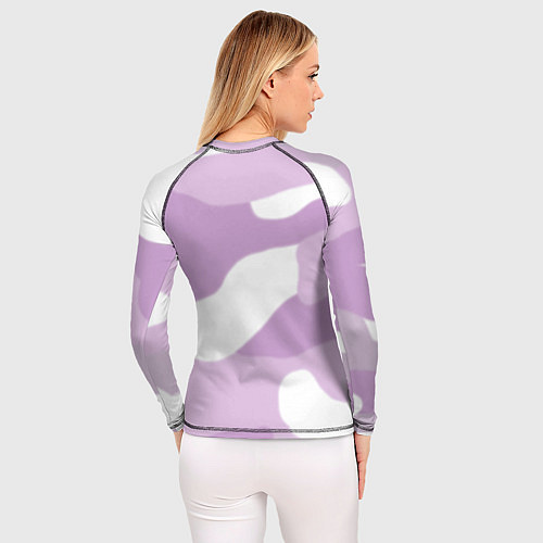 Женский рашгард Сова в камуфляже / 3D-принт – фото 4