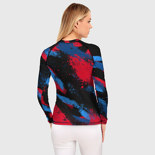 Женский рашгард Бмв - цвета м серии / 3D-принт – фото 4