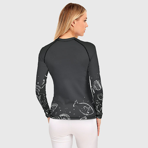 Женский рашгард Мама готовит вкуснее всех / 3D-принт – фото 4