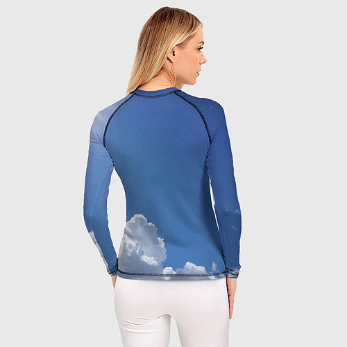 Женский рашгард Барт Симпсон - космический мальчик - нейросеть / 3D-принт – фото 4