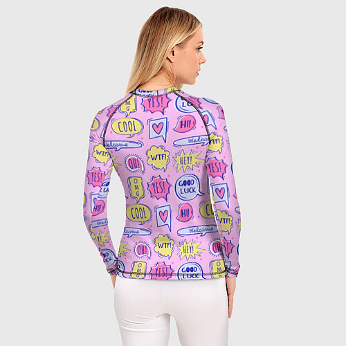 Женский рашгард Good luck / 3D-принт – фото 4