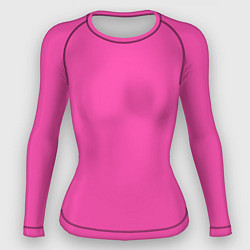 Рашгард женский Кислотный розовый, цвет: 3D-принт
