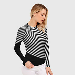 Рашгард женский Trendy raster pattern, цвет: 3D-принт — фото 2