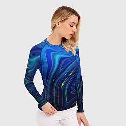 Рашгард женский Blurred colors, цвет: 3D-принт — фото 2