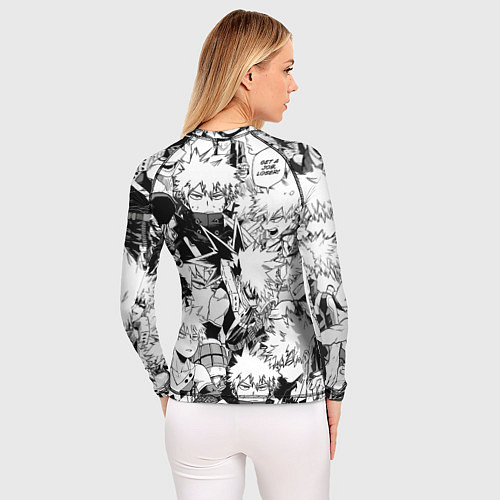 Женский рашгард Кацуки Бакуго - Моя геройская академия / 3D-принт – фото 4