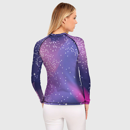 Женский рашгард Космическое звездное небо / 3D-принт – фото 4
