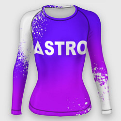 Рашгард женский Астро логотип, цвет: 3D-принт