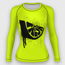 Рашгард женский Fresh lime, цвет: 3D-принт