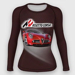 Рашгард женский Assetto Corsa, цвет: 3D-принт