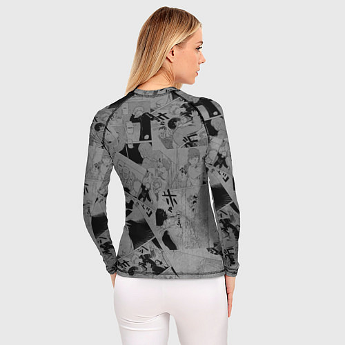 Женский рашгард Великая небесная стена - Мару и Кируко / 3D-принт – фото 4