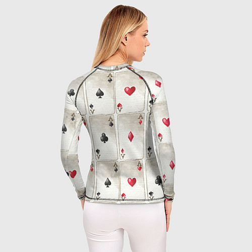 Женский рашгард Покер / 3D-принт – фото 4